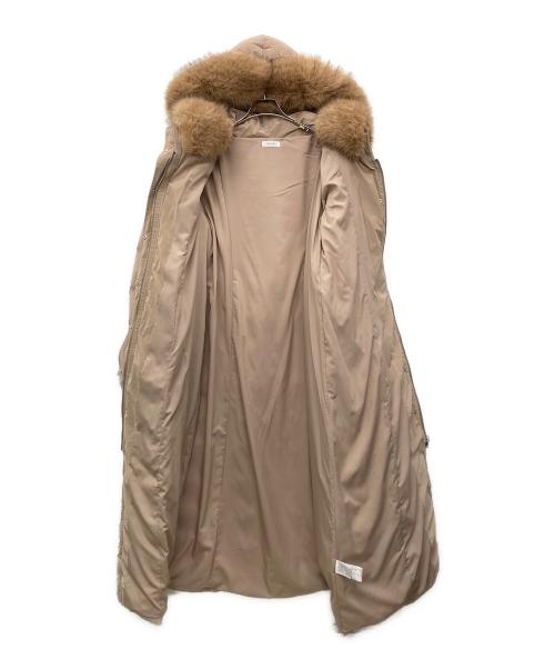 darich（ダーリッチ）Darich (ダーリッチ) ロングダウンコート ベージュ サイズ:Ｍの古着・服飾アイテム