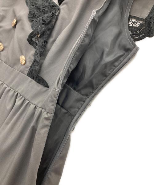 An MILLE（アンミール）An MILLE (アンミール) バテンレースセーラーワンピース オリーブ サイズ:Freeの古着・服飾アイテム