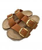 BIRKENSTOCKビルケンシュトック）の古着「ビッグバッグルサンダル」｜ブラウン