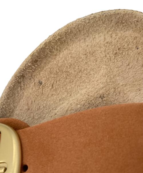 BIRKENSTOCK（ビルケンシュトック）BIRKENSTOCK (ビルケンシュトック) ビッグバッグルサンダル ブラウン サイズ:23.0cmの古着・服飾アイテム