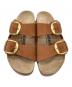 中古・古着 BIRKENSTOCK (ビルケンシュトック) ビッグバッグルサンダル ブラウン サイズ:23.0cm：9000円