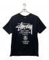 stussy（ステューシー）の古着「半袖Tシャツ」｜ブラック