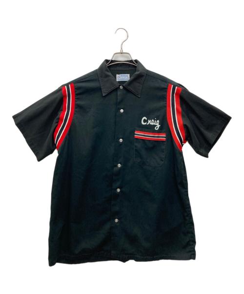 Hilton（ヒルトン）Hilton (ヒルトン) ボーリングシャツ ブラック サイズ:Ｌの古着・服飾アイテム