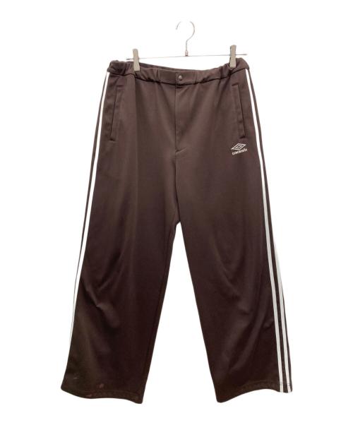 UMBRO（アンブロ）UMBRO (アンブロ) JUN (ジュン) BELPER (ベルパー) JERSEY TRACK PANTS ブラウン サイズ:ＸＬの古着・服飾アイテム