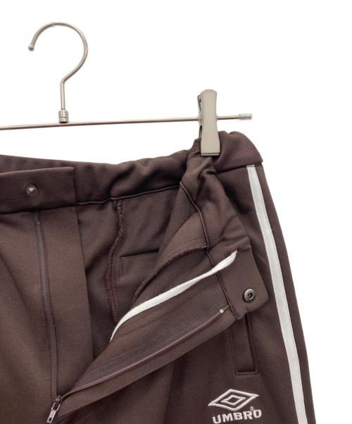 UMBRO（アンブロ）UMBRO (アンブロ) JUN (ジュン) BELPER (ベルパー) JERSEY TRACK PANTS ブラウン サイズ:ＸＬの古着・服飾アイテム