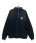 HUF（ハフ）の古着「ハーフジップスウェット」｜ブラック