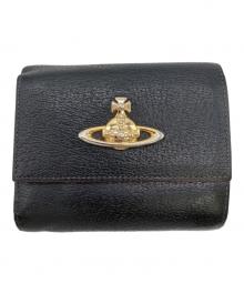 Vivienne Westwood（ヴィヴィアンウエストウッド）の古着「3つ折り財布」｜ブラック