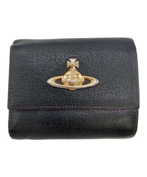Vivienne Westwood（ヴィヴィアンウエストウッド）Vivienne Westwood (ヴィヴィアンウエストウッド) 3つ折り財布 ブラックの古着・服飾アイテム
