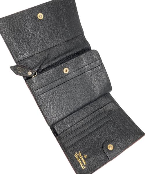 Vivienne Westwood（ヴィヴィアンウエストウッド）Vivienne Westwood (ヴィヴィアンウエストウッド) 3つ折り財布 ブラックの古着・服飾アイテム