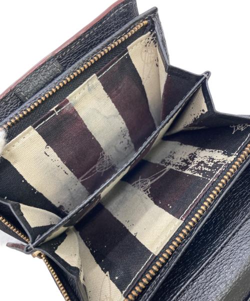 Vivienne Westwood（ヴィヴィアンウエストウッド）Vivienne Westwood (ヴィヴィアンウエストウッド) 3つ折り財布 ブラックの古着・服飾アイテム