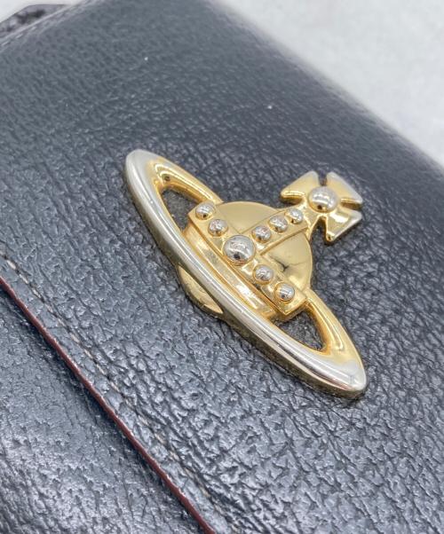 Vivienne Westwood（ヴィヴィアンウエストウッド）Vivienne Westwood (ヴィヴィアンウエストウッド) 3つ折り財布 ブラックの古着・服飾アイテム