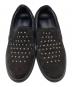 中古・古着 JIMMY CHOO (ジミーチュウ) スタッズスリッポン ブラック サイズ:41：22000円