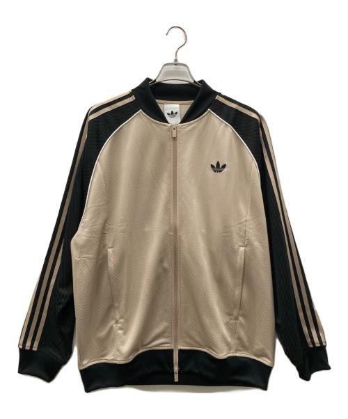 adidas（アディダス）adidas (アディダス) ルーズ メッシュ トラックトップ カーキ サイズ:XLの古着・服飾アイテム