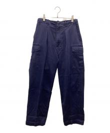 TROUSERS（トラウザーズ）の古着「カーゴパンツ」｜ネイビー