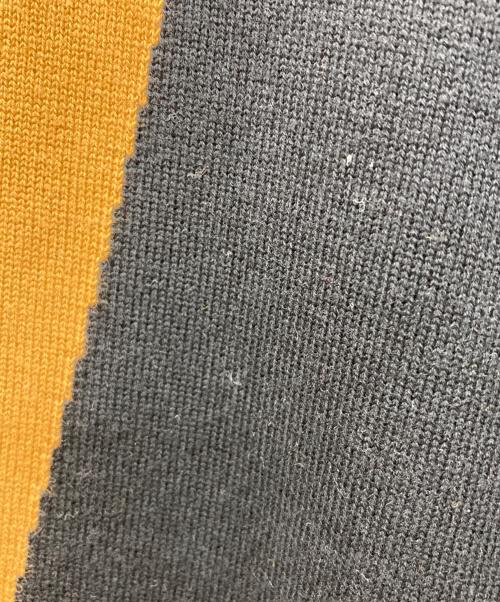 FRED PERRY（フレッドペリー）FRED PERRY (フレッドペリー) Colour Block Knitwear ブラック×ブラウン サイズ:Sの古着・服飾アイテム