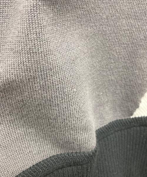 FRED PERRY（フレッドペリー）FRED PERRY (フレッドペリー) Colour Block Knitwear ブラック×ブラウン サイズ:Sの古着・服飾アイテム