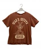 The Backdropバックドロップ）の古着「プリントTシャツ」｜ブラウン