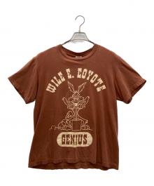 The Backdrop（バックドロップ）の古着「プリントTシャツ」｜ブラウン