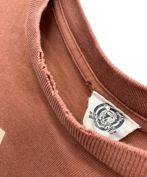 The Backdrop（バックドロップ）The Backdrop (バックドロップ) プリントTシャツ ブラウン サイズ:不明の古着・服飾アイテム