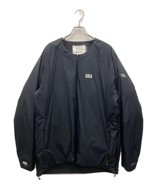WIND AND SEA（ウィンダンシー）WIND AND SEA (ウィンダンシー) ALLIED FEATHER + DOWN (アライドフェザーアンドダウン) Lounge Down Blouson ブラック サイズ:XLの古着・服飾アイテム