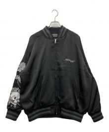 Ed Hardy（エド ハーディー）の古着「刺繍スカジャン」｜ブラック