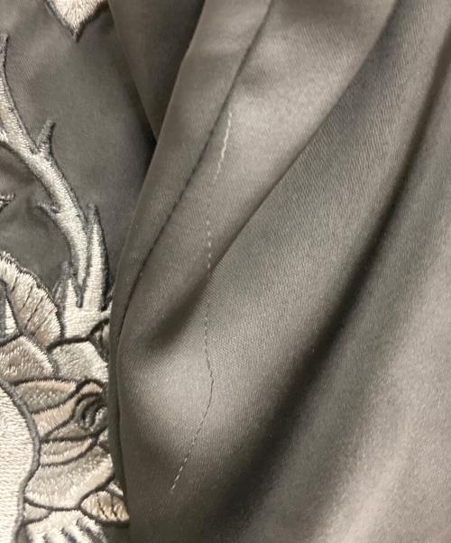 Ed Hardy（エド ハーディー）ED HARDY (エド ハーディー) 刺繍スカジャン ブラック サイズ:Mの古着・服飾アイテム