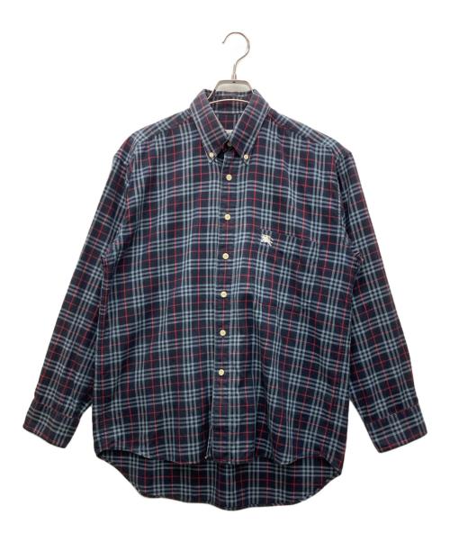 Burberry's（バーバリーズ）Burberry's (バーバリーズ) 長袖シャツ ネイビー サイズ:Mの古着・服飾アイテム