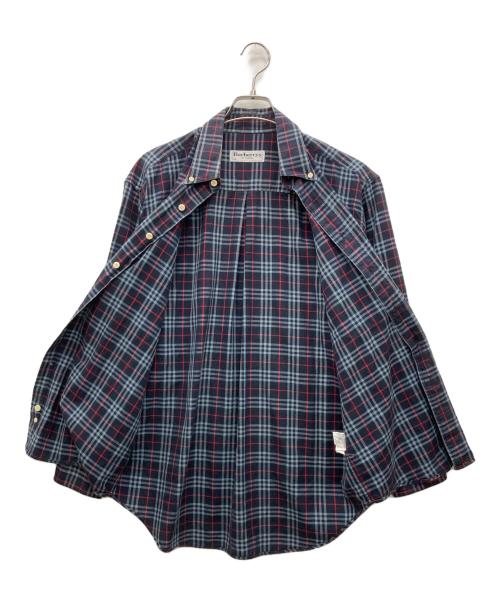 Burberry's（バーバリーズ）Burberry's (バーバリーズ) 長袖シャツ ネイビー サイズ:Mの古着・服飾アイテム