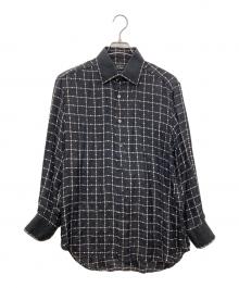 STEFANO RICCI（ステファノリッチ）の古着「長袖シャツ」｜ブラック