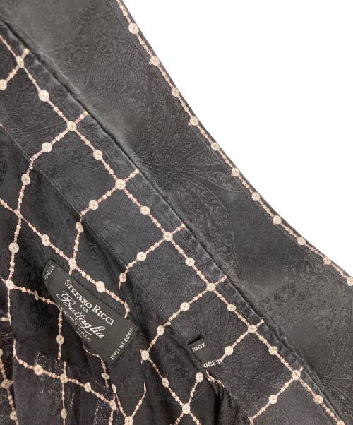 STEFANO RICCI（ステファノリッチ）STEFANO RICCI (ステファノリッチ) 長袖シャツ ブラック サイズ:15.5インチの古着・服飾アイテム