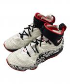 NIKEナイキ）の古着「LEBRON 17 FP」｜ホワイト×レッド