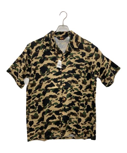 A BATHING APE（アベイシングエイプ）A BATHING APE (アベイシングエイプ) 半袖シャツ カーキ サイズ:Ｍ 未使用品の古着・服飾アイテム