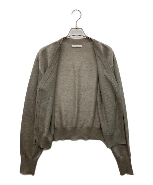 anuke（アンヌーク）anuke (アンヌーク) ニットカーディガン グレー サイズ:FREEの古着・服飾アイテム