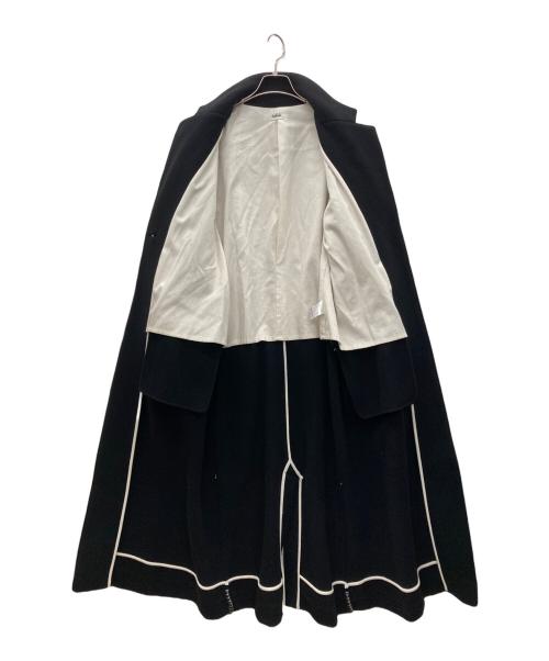 Irojikake（イロジカケ）Irojikake (イロジカケ) ウール混ロングコート ブラック サイズ:Ｓの古着・服飾アイテム