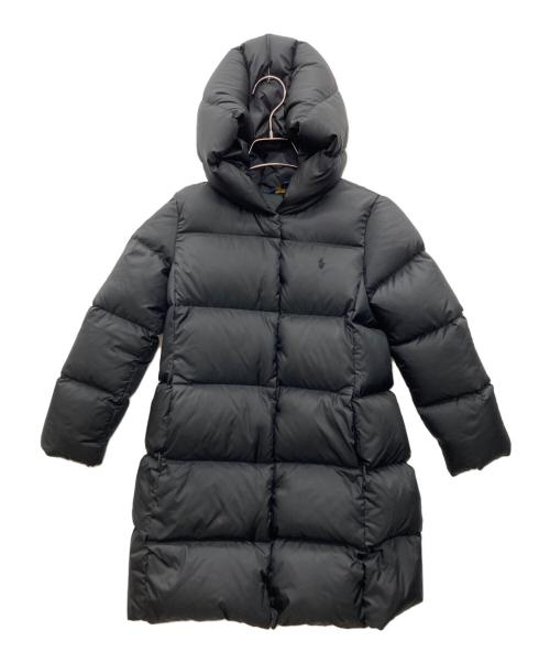 POLO RALPH LAUREN（ポロ・ラルフローレン）POLO RALPH LAUREN (ポロ・ラルフローレン) ダウンコート ブラック サイズ:6X(125cm)の古着・服飾アイテム