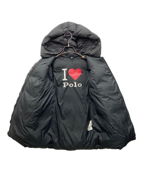 POLO RALPH LAUREN（ポロ・ラルフローレン）POLO RALPH LAUREN (ポロ・ラルフローレン) ダウンコート ブラック サイズ:6X(125cm)の古着・服飾アイテム