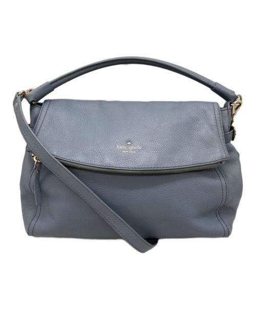 Kate Spade（ケイトスペード）Kate Spade (ケイトスペード) 2WAYショルダーバッグ ブルーの古着・服飾アイテム