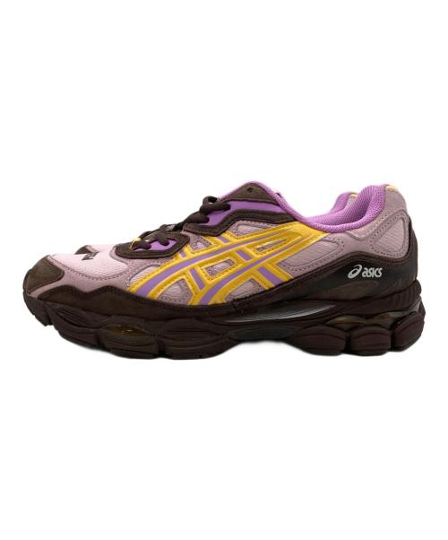 asics（アシックス）asics (アシックス) GEL-NYC ピンク×ブラウン サイズ:27.0cmの古着・服飾アイテム