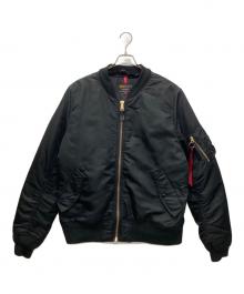 ALPHA INDUSTRIES（アルファインダストリーズ）の古着「MA-1ジャケット」｜ブラック