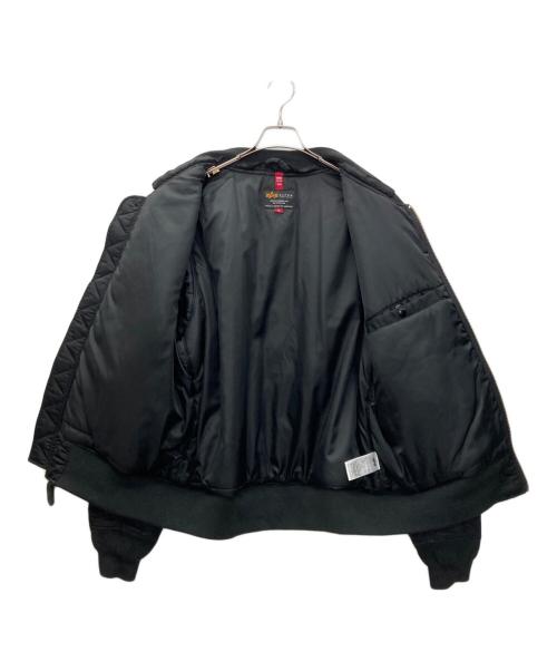 ALPHA INDUSTRIES（アルファインダストリーズ）ALPHA INDUSTRIES (アルファインダストリーズ) MA-1ジャケット ブラック サイズ:XLの古着・服飾アイテム