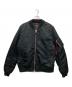 ALPHA INDUSTRIES（アルファインダストリーズ）の古着「MA-1ジャケット」｜ブラック