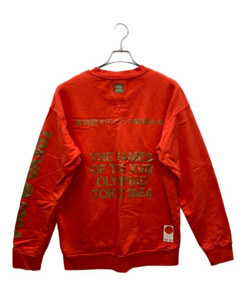 LACOSTE（ラコステ）LACOSTE (ラコステ) HERITAGE (ヘリテージ) スウェット レッド サイズ:4の古着・服飾アイテム