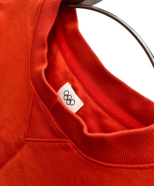 LACOSTE（ラコステ）LACOSTE (ラコステ) HERITAGE (ヘリテージ) スウェット レッド サイズ:4の古着・服飾アイテム