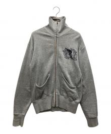CUSHMAN（クッシュマン）の古着「ジップアップスウェット」｜ライトグレー