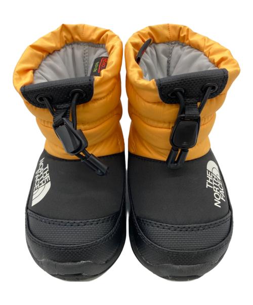 THE NORTH FACE（ザ ノース フェイス）THE NORTH FACE (ザ ノース フェイス) キッズ ヌプシ ブーティー VI イエロー×ブラック サイズ:14.0の古着・服飾アイテム