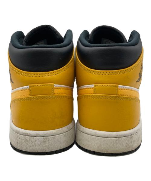 NIKE（ナイキ）NIKE (ナイキ) AIR JORDAN 1 MID イエロー×ホワイト サイズ:26.5cmの古着・服飾アイテム