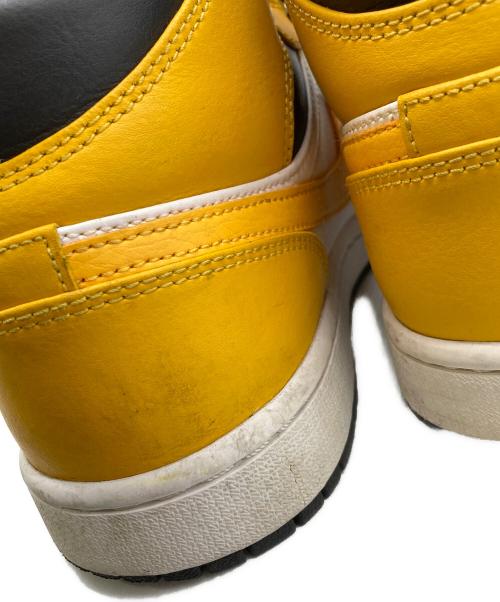 NIKE（ナイキ）NIKE (ナイキ) AIR JORDAN 1 MID イエロー×ホワイト サイズ:26.5cmの古着・服飾アイテム