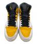 中古・古着 NIKE (ナイキ) AIR JORDAN 1 MID イエロー×ホワイト サイズ:26.5cm：9000円