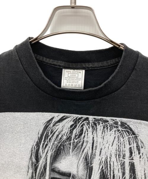 -（-）- (-) グラフィックTシャツ ブラック サイズ:Lの古着・服飾アイテム