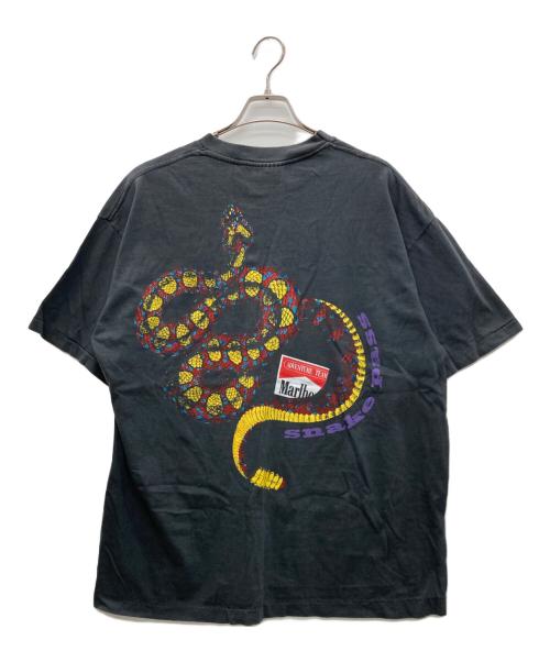 marlboro（マルボロ）Marlboro (マルボロ) スネークデザインTシャツ ブラック サイズ:XLの古着・服飾アイテム